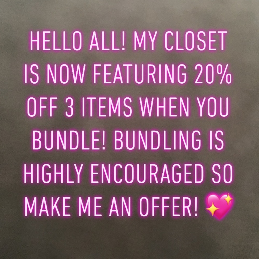 Everything! Buy 3 items, get 20% off!